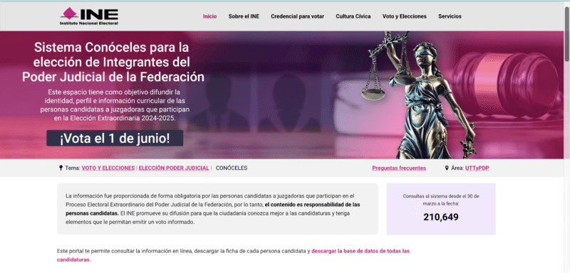 Sistema Conóceles del INE